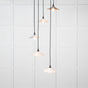 From The Anvil - Smooth Copper Flora Cluster Pendant in Birch | Sku. 49726SBI | Trade Door Handles.
