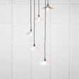 From The Anvil - Smooth Copper Flora Cluster Pendant in Birch | Sku. 49726SBI | Trade Door Handles.