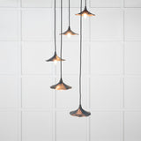 From The Anvil - Smooth Copper Flora Cluster Pendant in Dusk | Sku. 49726SDU | Trade Door Handles.