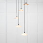 From The Anvil - Smooth Copper Flora Cluster Pendant in Teasel | Sku. 49726STE | Trade Door Handles.