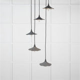 From The Anvil - Smooth Nickel Flora Cluster Pendant in Bluff | Sku. 49727SBL | Trade Door Handles.