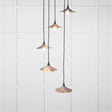 From The Anvil - Smooth Nickel Flora Cluster Pendant in Bluff | Sku. 49727SBL | Trade Door Handles.