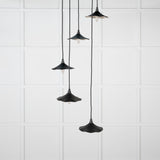 From The Anvil - Smooth Nickel Flora Cluster Pendant in Elan Black | Sku. 49727SEB | Trade Door Handles.