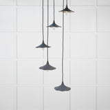 From The Anvil - Smooth Nickel Flora Cluster Pendant in Slate | Sku. 49727SSL | Trade Door Handles.