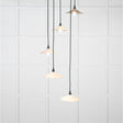 From The Anvil - Smooth Nickel Flora Cluster Pendant in Teasel | Sku. 49727STE | Trade Door Handles.