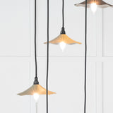 From The Anvil - Smooth Nickel Flora Cluster Pendant in Tump | Sku. 49727STU | Trade Door Handles.