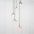 From The Anvil - Smooth Nickel Flora Cluster Pendant in Tump | Sku. 49727STU | Trade Door Handles.