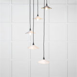 From The Anvil - Smooth Brass Flora Cluster Pendant in Birch | Sku. 49728SBI | Trade Door Handles.