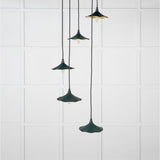 From The Anvil - Smooth Brass Flora Cluster Pendant in Dingle | Sku. 49728SDI | Trade Door Handles.