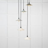 From The Anvil - Smooth Brass Flora Cluster Pendant in Teasel | Sku. 49728STE | Trade Door Handles.