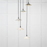 From The Anvil - Smooth Brass Flora Cluster Pendant in Teasel | Sku. 49728STE | Trade Door Handles.