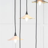 From The Anvil - Smooth Brass Flora Cluster Pendant in Teasel | Sku. 49728STE | Trade Door Handles.