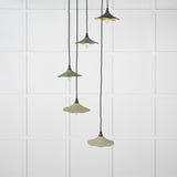 From The Anvil - Smooth Brass Flora Cluster Pendant in Tump | Sku. 49728STU | Trade Door Handles.