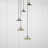 From The Anvil - Smooth Brass Flora Cluster Pendant in Tump | Sku. 49728STU | Trade Door Handles.