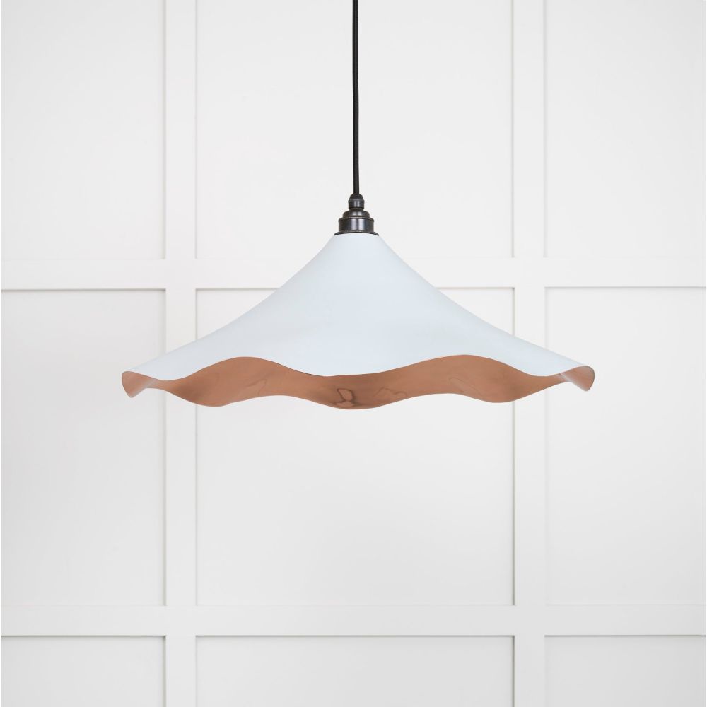 From The Anvil - Smooth Copper Flora Pendant in Birch | Sku. 49729SBI | Trade Door Handles.
