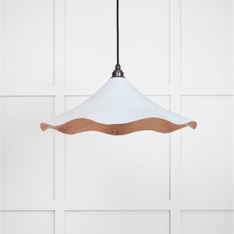 From The Anvil - Smooth Copper Flora Pendant in Birch | Sku. 49729SBI | Trade Door Handles.
