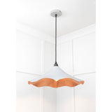 From The Anvil - Smooth Copper Flora Pendant in Birch | Sku. 49729SBI | Trade Door Handles.