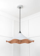 From The Anvil - Smooth Copper Flora Pendant in Birch | Sku. 49729SBI | Trade Door Handles.