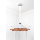 From The Anvil - Smooth Copper Flora Pendant in Birch | Sku. 49729SBI | Trade Door Handles.