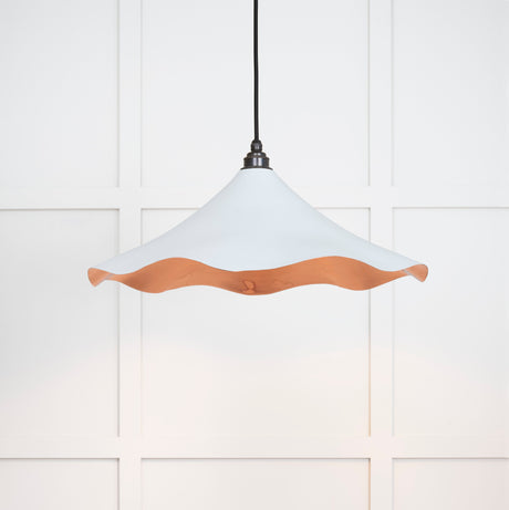 From The Anvil - Smooth Copper Flora Pendant in Birch | Sku. 49729SBI | Trade Door Handles.