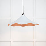 From The Anvil - Smooth Copper Flora Pendant in Birch | Sku. 49729SBI | Trade Door Handles.