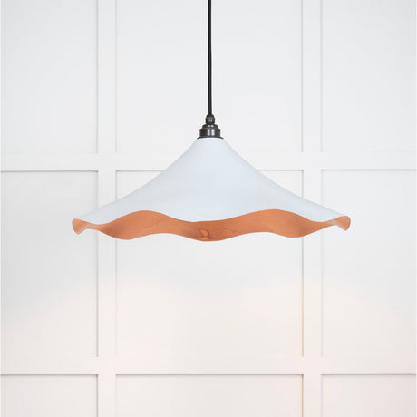 From The Anvil - Smooth Copper Flora Pendant in Birch | Sku. 49729SBI | Trade Door Handles.