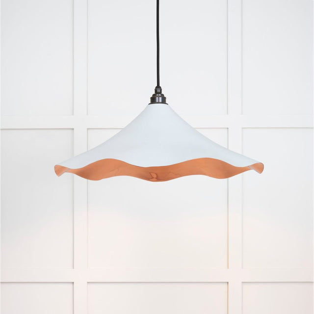 From The Anvil - Smooth Copper Flora Pendant in Birch | Sku. 49729SBI | Trade Door Handles.