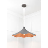 From The Anvil - Smooth Copper Flora Pendant in Bluff | Sku. 49729SBL | Trade Door Handles.