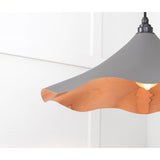 From The Anvil - Smooth Copper Flora Pendant in Bluff | Sku. 49729SBL | Trade Door Handles.