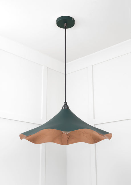 From The Anvil - Smooth Copper Flora Pendant in Dingle | Sku. 49729SDI | Trade Door Handles.