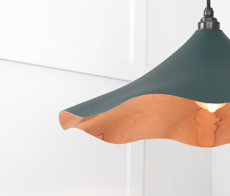 From The Anvil - Smooth Copper Flora Pendant in Dingle | Sku. 49729SDI | Trade Door Handles.