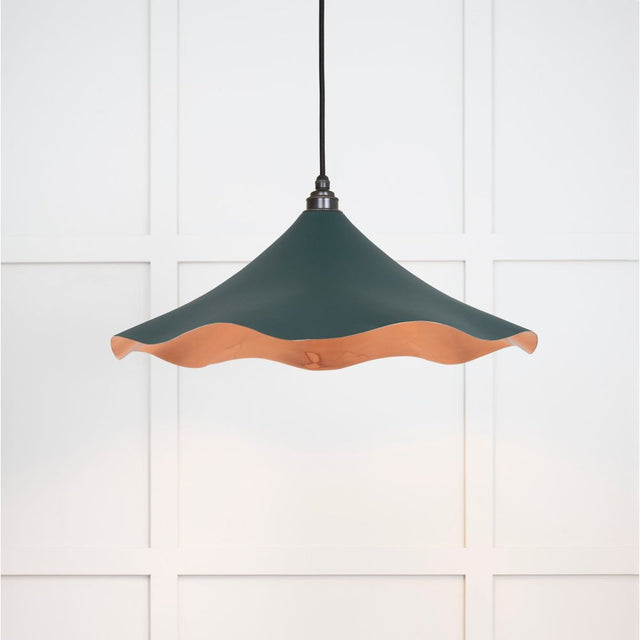 From The Anvil - Smooth Copper Flora Pendant in Dingle | Sku. 49729SDI | Trade Door Handles.
