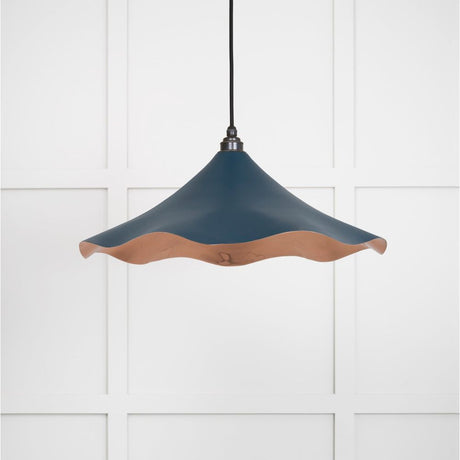 From The Anvil - Smooth Copper Flora Pendant in Dusk | Sku. 49729SDU | Trade Door Handles.