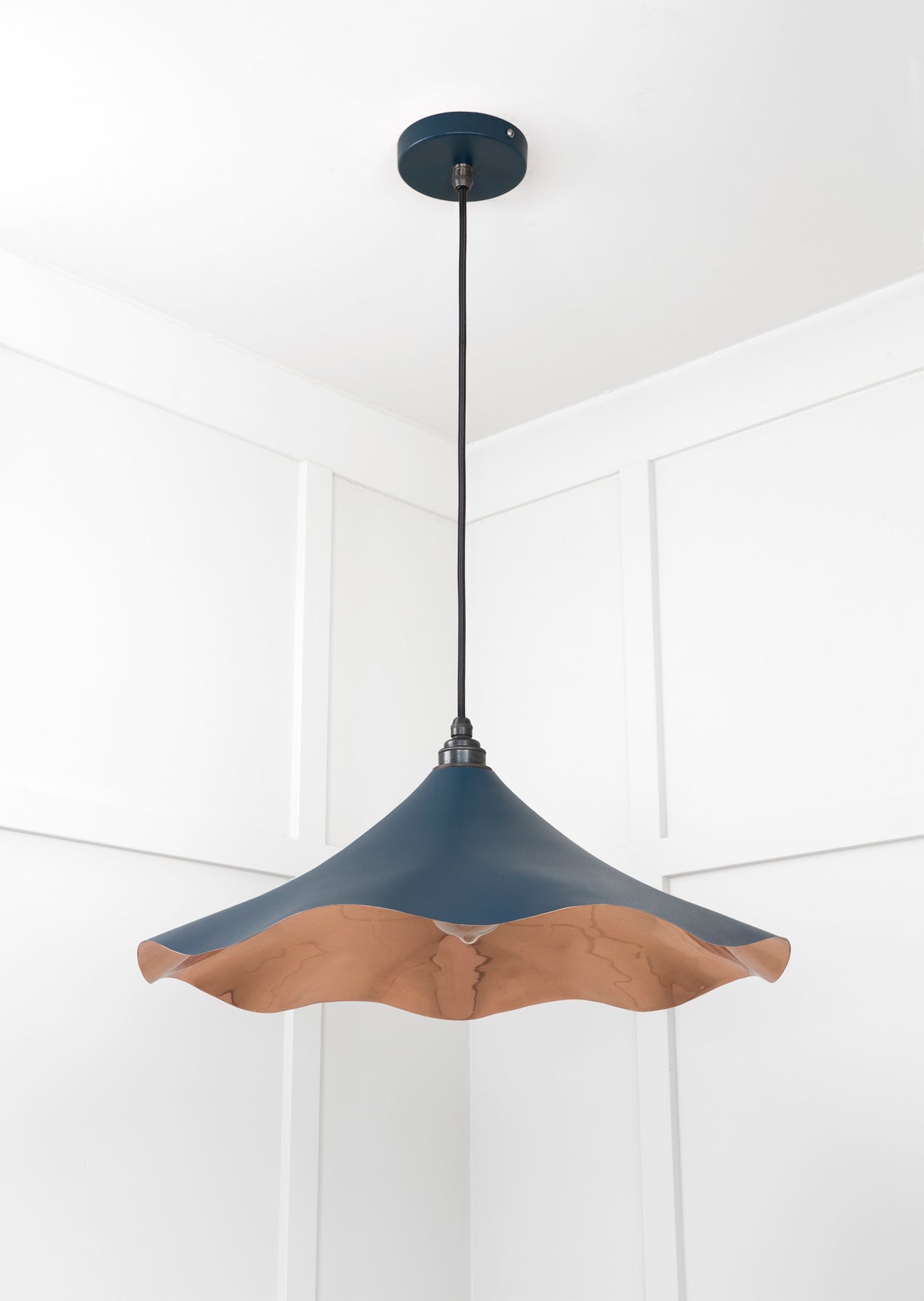 From The Anvil - Smooth Copper Flora Pendant in Dusk | Sku. 49729SDU | Trade Door Handles.