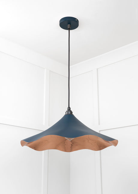 From The Anvil - Smooth Copper Flora Pendant in Dusk | Sku. 49729SDU | Trade Door Handles.