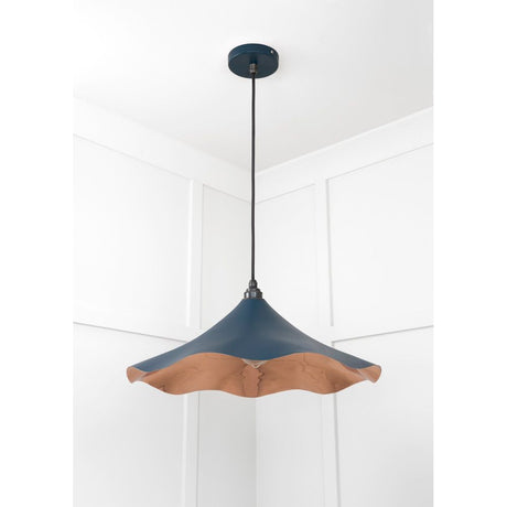 From The Anvil - Smooth Copper Flora Pendant in Dusk | Sku. 49729SDU | Trade Door Handles.