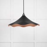 From The Anvil - Smooth Copper Flora Pendant in Elan Black | Sku. 49729SEB | Trade Door Handles.