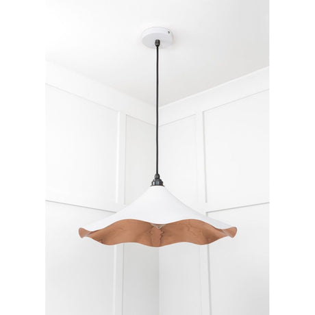 From The Anvil - Smooth Copper Flora Pendant in Flock | Sku. 49729SF | Trade Door Handles.