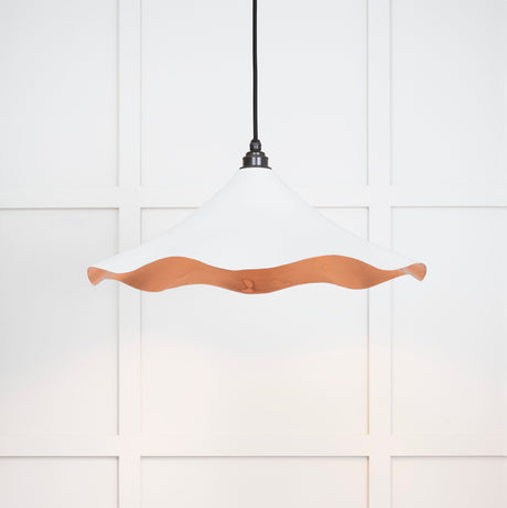 From The Anvil - Smooth Copper Flora Pendant in Flock | Sku. 49729SF | Trade Door Handles.