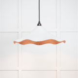 From The Anvil - Smooth Copper Flora Pendant in Flock | Sku. 49729SF | Trade Door Handles.
