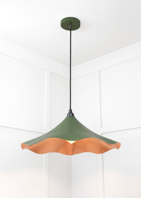 From The Anvil - Smooth Copper Flora Pendant in Heath | Sku. 49729SH | Trade Door Handles.