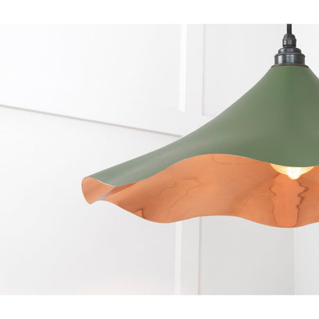 From The Anvil - Smooth Copper Flora Pendant in Heath | Sku. 49729SH | Trade Door Handles.
