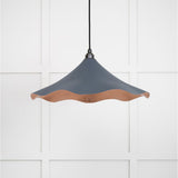 From The Anvil - Smooth Copper Flora Pendant in Slate | Sku. 49729SSL | Trade Door Handles.
