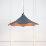From The Anvil - Smooth Copper Flora Pendant in Slate | Sku. 49729SSL | Trade Door Handles.