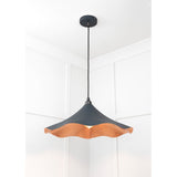 From The Anvil - Smooth Copper Flora Pendant in Soot | Sku. 49729SSO | Trade Door Handles.