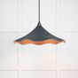 From The Anvil - Smooth Copper Flora Pendant in Soot | Sku. 49729SSO | Trade Door Handles.