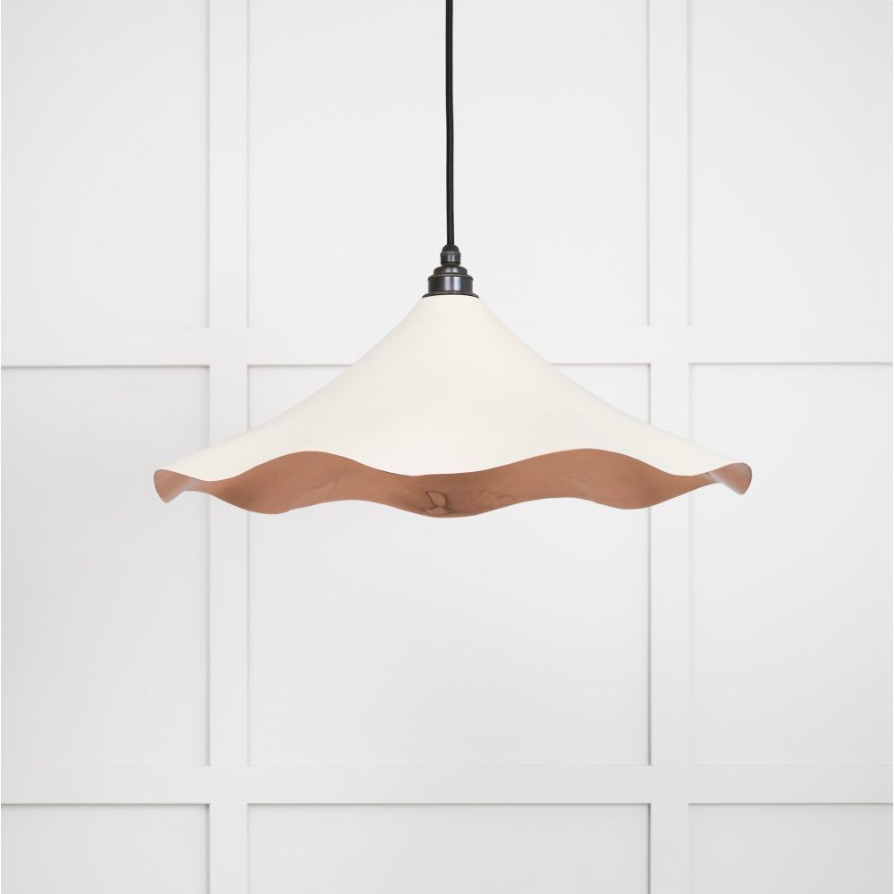 From The Anvil - Smooth Copper Flora Pendant in Teasel | Sku. 49729STE | Trade Door Handles.