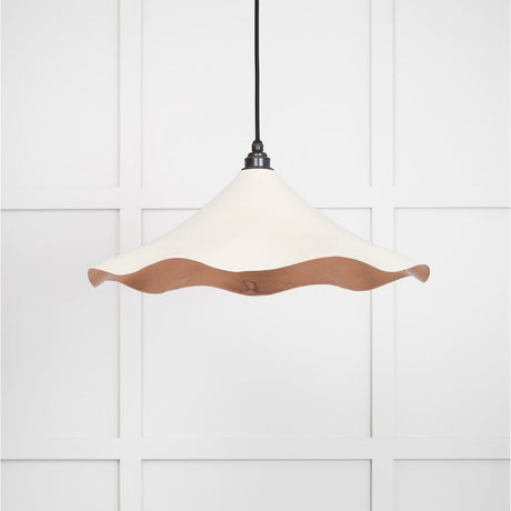 From The Anvil - Smooth Copper Flora Pendant in Teasel | Sku. 49729STE | Trade Door Handles.