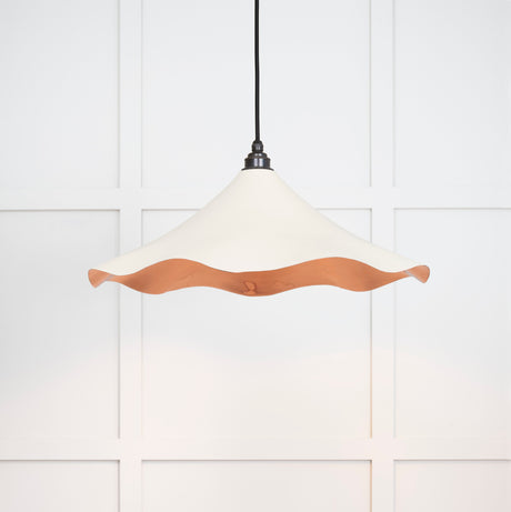 From The Anvil - Smooth Copper Flora Pendant in Teasel | Sku. 49729STE | Trade Door Handles.