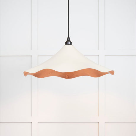 From The Anvil - Smooth Copper Flora Pendant in Teasel | Sku. 49729STE | Trade Door Handles.